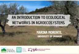 An Introductin to Ecological
Networks in Agroecosystems