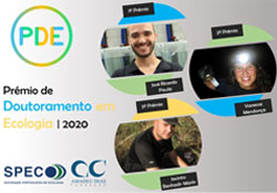 CIMO-IPB researcher awarded with the PhD Award in Ecology – Amadeu Dias Foudation – SPECO – 2020 Edition